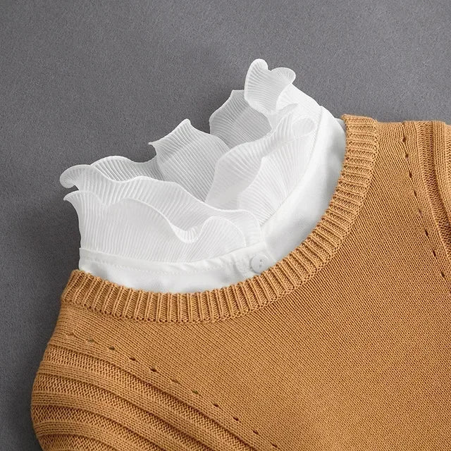 Women's Detachable Lace Collar — Vintage False Collar Accessory