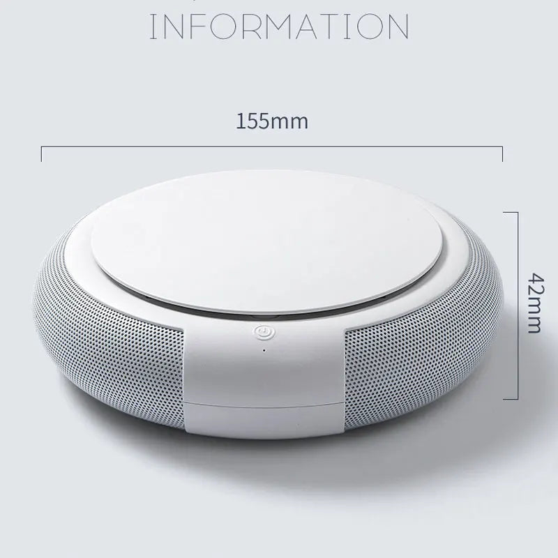 H12 HEPA Air Purifier PM2.5 Smoke aromath Air Fresher Usb Air Circulator Electric Vehicle Aromatherapy Accessories Black White