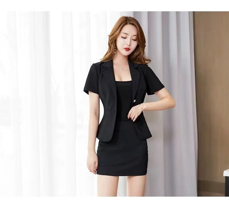Woman Work Clothes Suit Hotel Waiter Beauty Salon Spa Massage Nail Cafe Sexy Foot Bath Sauna Technician Overall Skirt Uniform