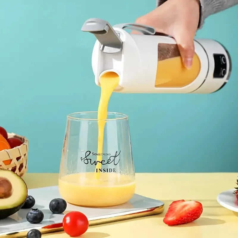Handheld juicer, portable blender, USB charging juice maker, suitable for making smoothies, milkshakes, and fruit juices
