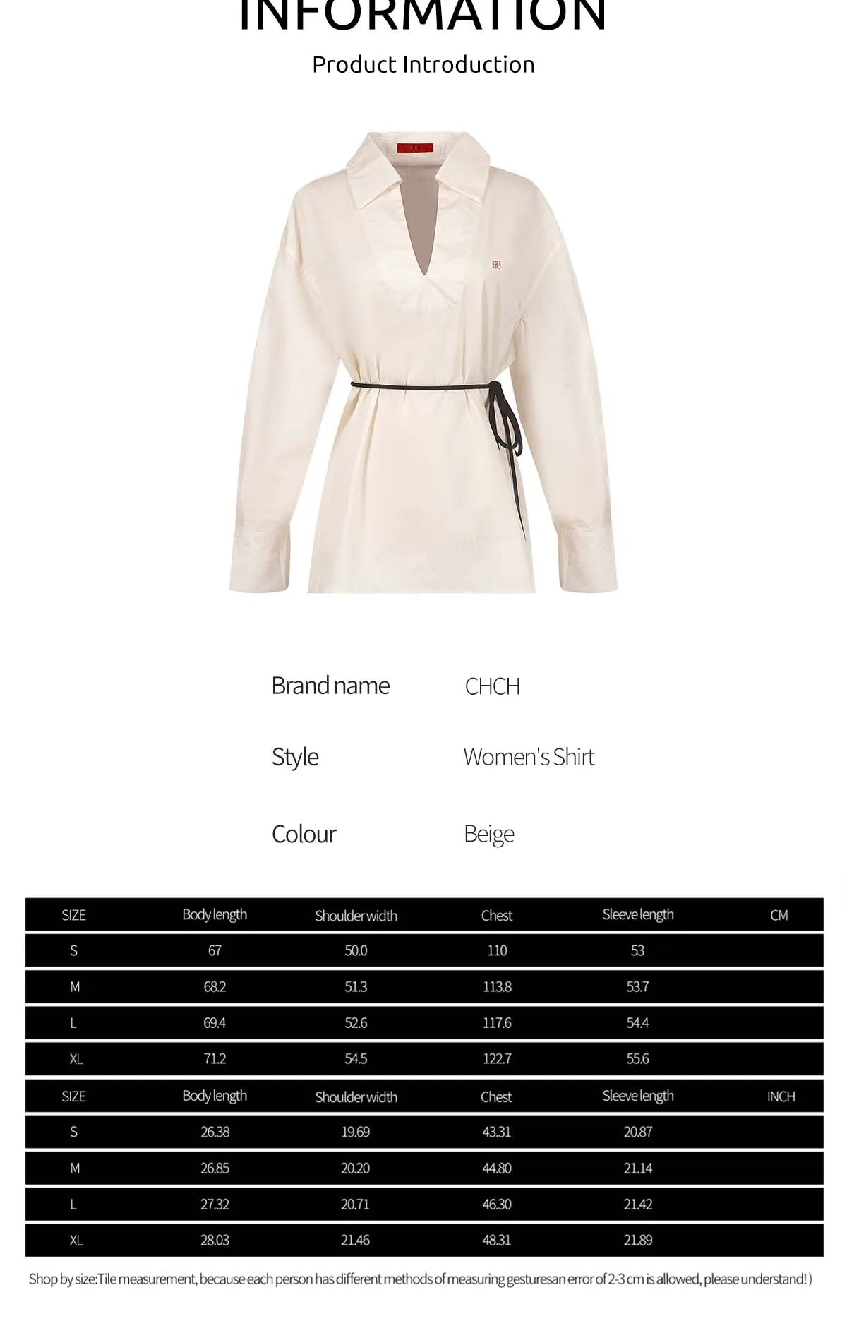 Women's Embroidery V-Neck Long Sleeve Top — Elegant Loose Office Blouse