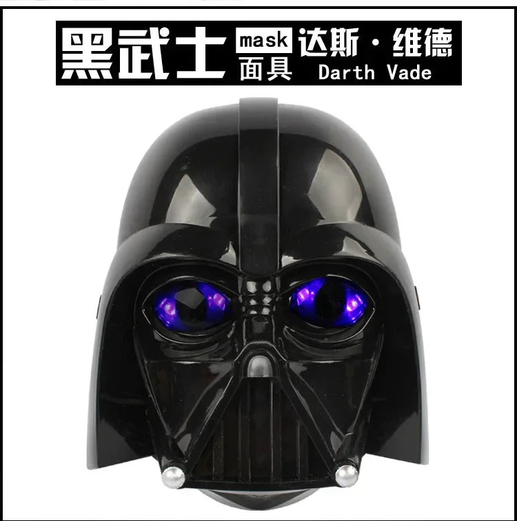 LED Light Mask Helmet Halloween Christmas PV Darth Vader Mask Soldiers Luminous Masks