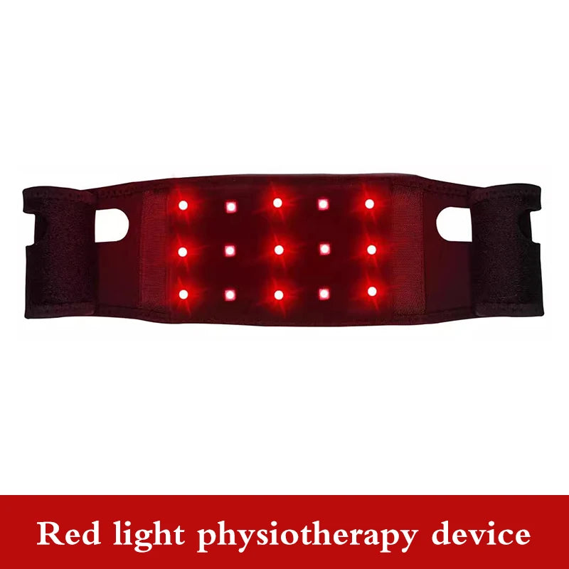 LED Infrared Therapy Chin Strap with V-shaped Face Lift LED Photon Therapy Facial Slimming Pad Wearable Pain Relief Tool Strap