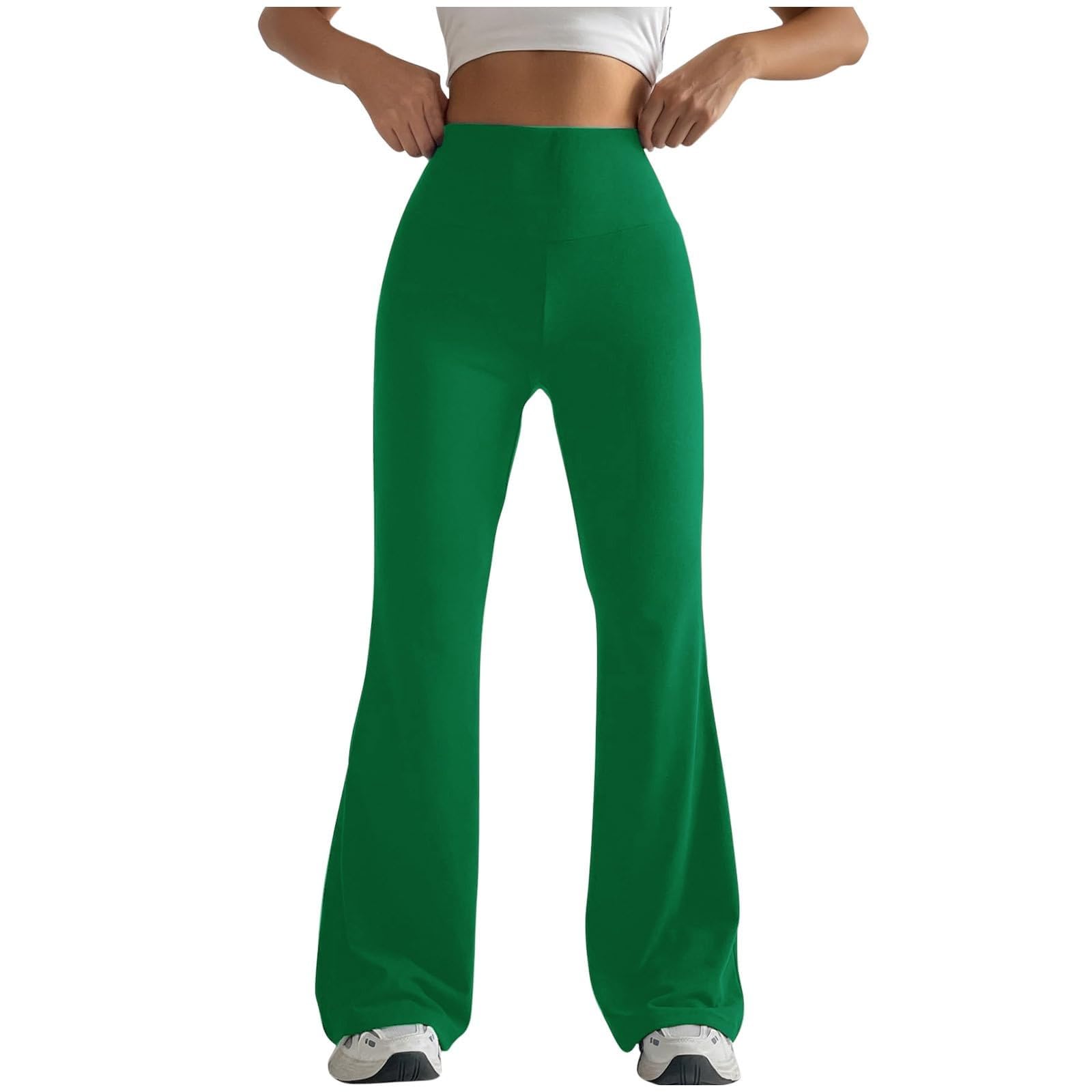 yaoeye Cyber of Monday Sale 2024 Deals Buy Again Past Orders Workout Yoga Pants Clearance for Women Prime Membership Annual Clearance Items for Women Clothing Senior DealsGreen